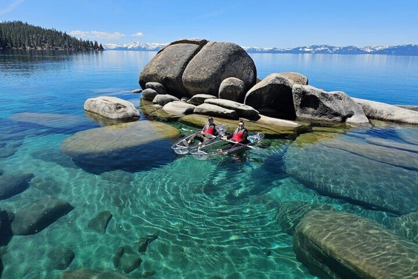 Lake Tahoe Clear Kayak Adventure at Sand Harbor