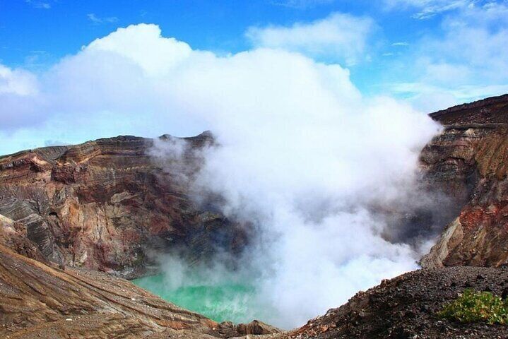 Kumamoto Castle Kusasenri Aso Crater and Aso Boys Scenic Train
