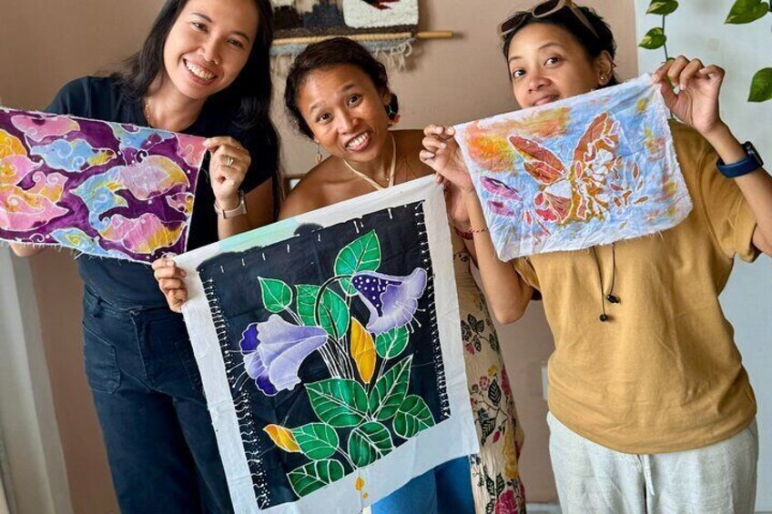 show case our batik art creation