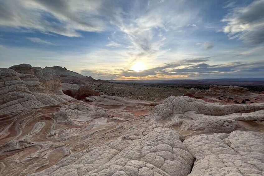 Private Guided Hike through White Pocket Off Road Activity