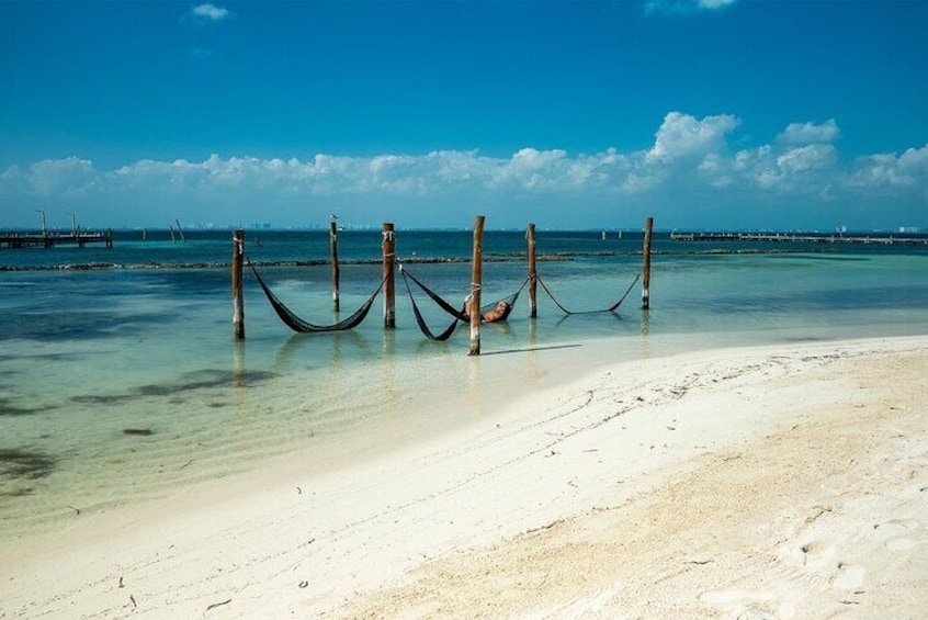 Catamaran Adventure to Isla Mujeres with Open Bar and Beach Club