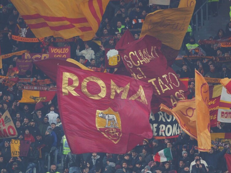 AS Roma Football Game at Stadio Olimpico