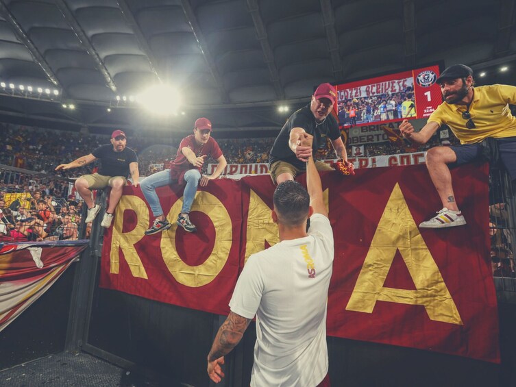 AS Roma Football Game at Stadio Olimpico