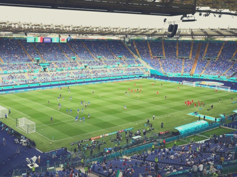 AS Roma Football Game at Stadio Olimpico