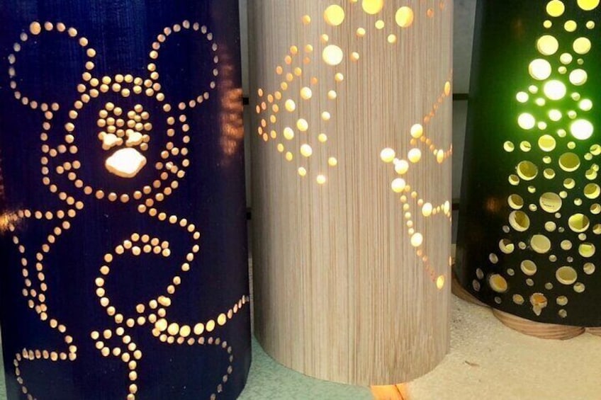 Bamboo Lantern Class in Nara