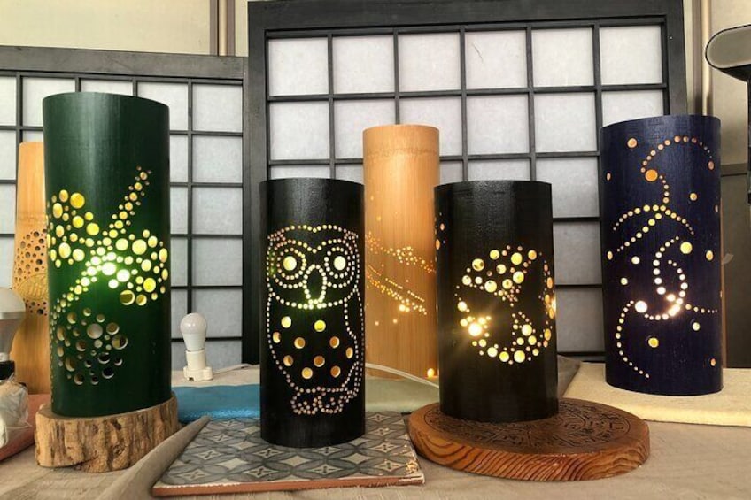 Bamboo Lantern Class in Nara