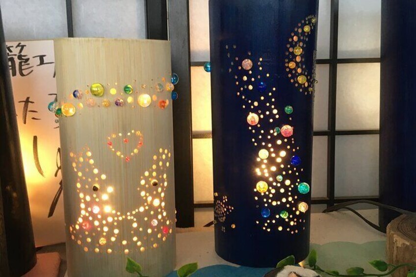Bamboo Lantern Class in Nara