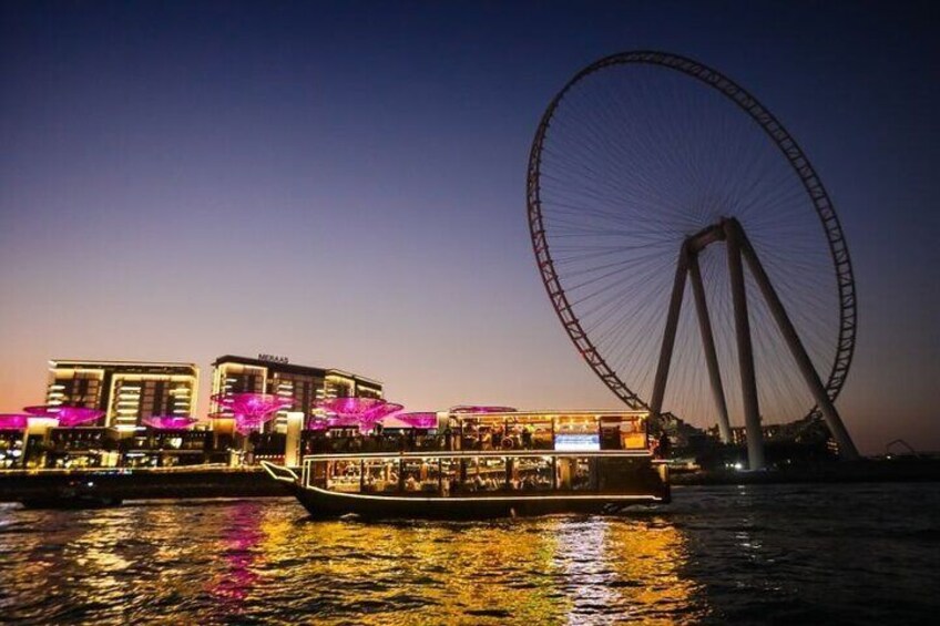 Luxury Dhow Dinner Cruise at Dubai Marina with Dinner & Transfers