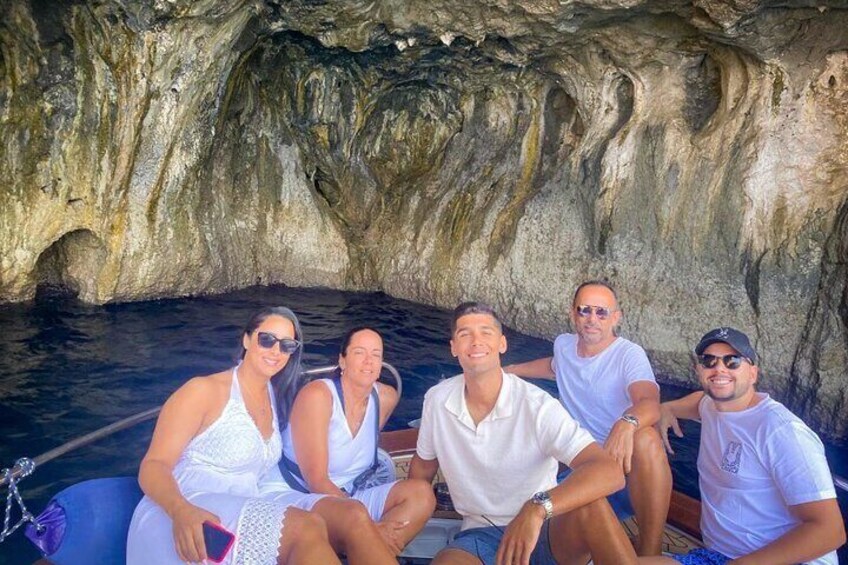 Positano to Capri Private Boat tour 