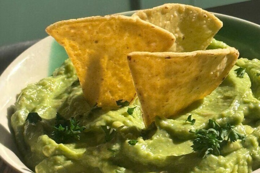 One of the versions of guacamole