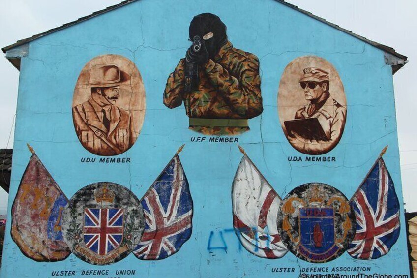 UFF/UDA Mural 
Lower Shankill 