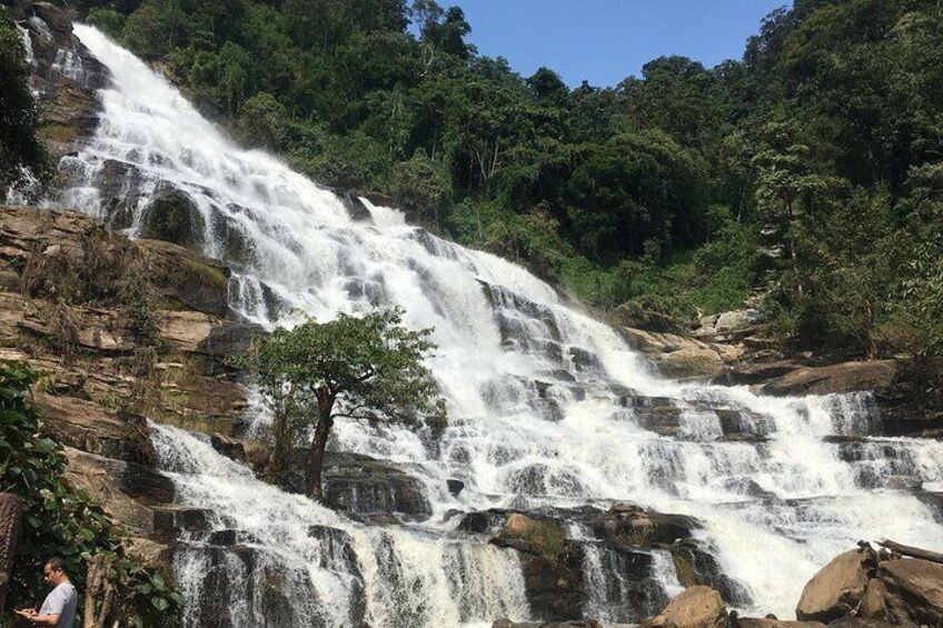 Maeya waterfall, it's one of the most beautiful fall in Thailand, Doi Inthanon National Park.