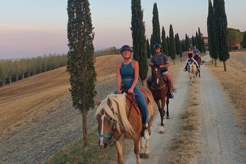 Adventure on horseback in the Tuscan countryside