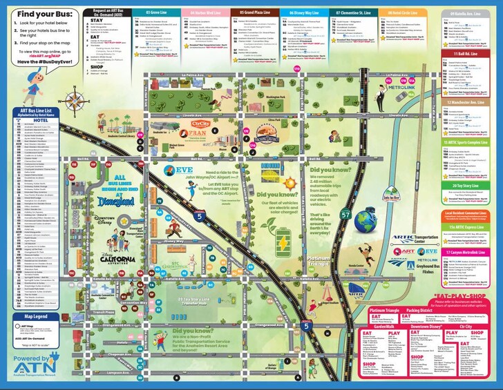 3 Days of unlimited Anaheim Regional Transportation