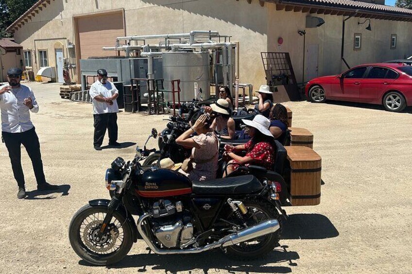 Vineyard Rides San Luis Obispo Sidecar Wine Adventure