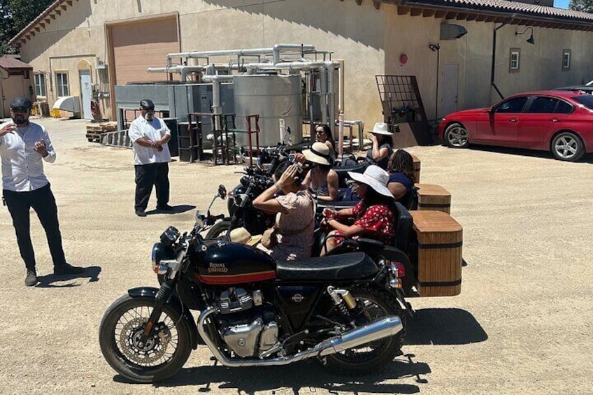 Vineyard Rides San Luis Obispo Sidecar Wine Adventure