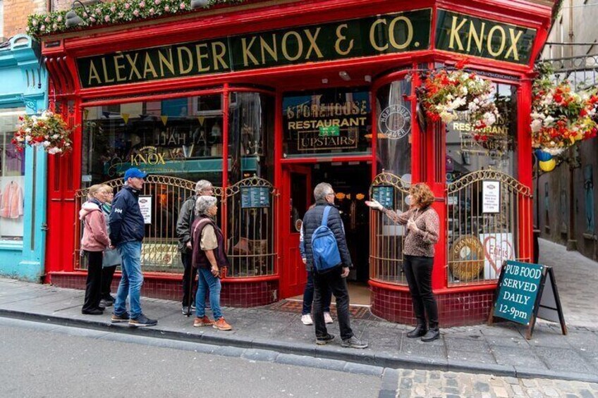 Ennis is famous for its old shopfronts - Knoxs was once a grocery store.