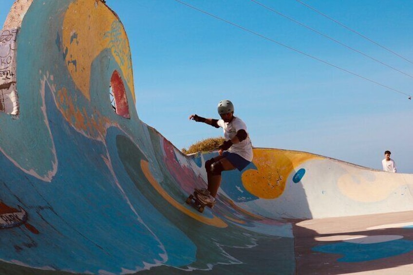 Surf Skate Class in Taghazout SkatePark