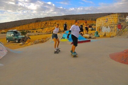 Surf Skate Class in Taghazout SkatePark