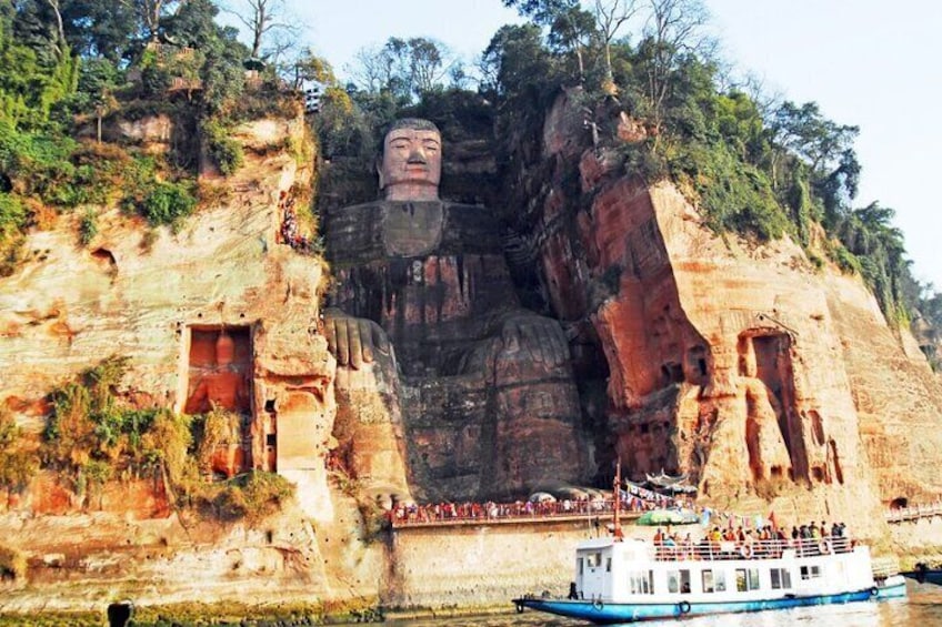 1 Day Private Tour Chengdu Panda Leshan Buddha & Foodie Tour 