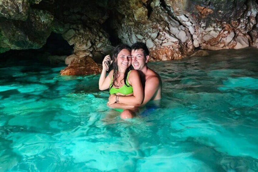 Vlora Boat Trip To Secret Blue Gem Cave & Grama Bay