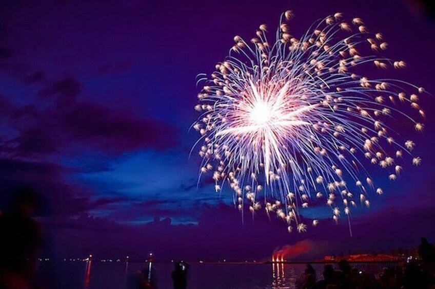 Private Sunset and Fireworks Dolphin Tour
