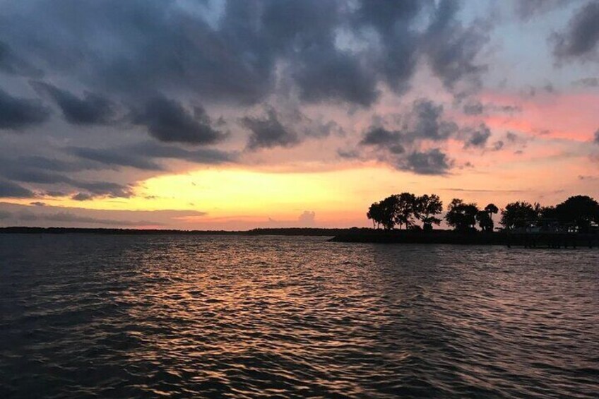 Private Sunset and Fireworks Dolphin Tour