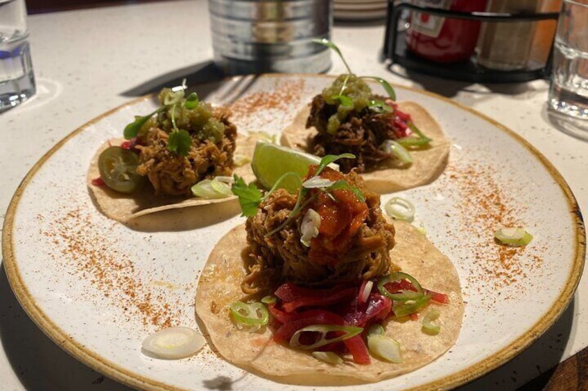 Delicious tacos with a Manchester twist