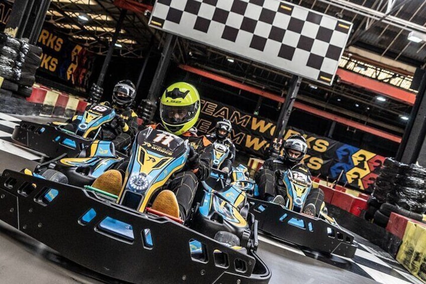 Huge Indoor Race Track