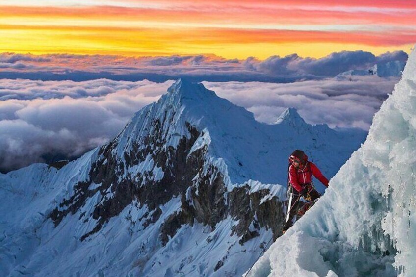 Climb Nevado Artesonraju Summit of Paramount Picture