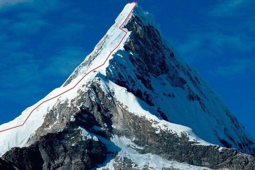 Climb Nevado Artesonraju Summit of Paramount Picture