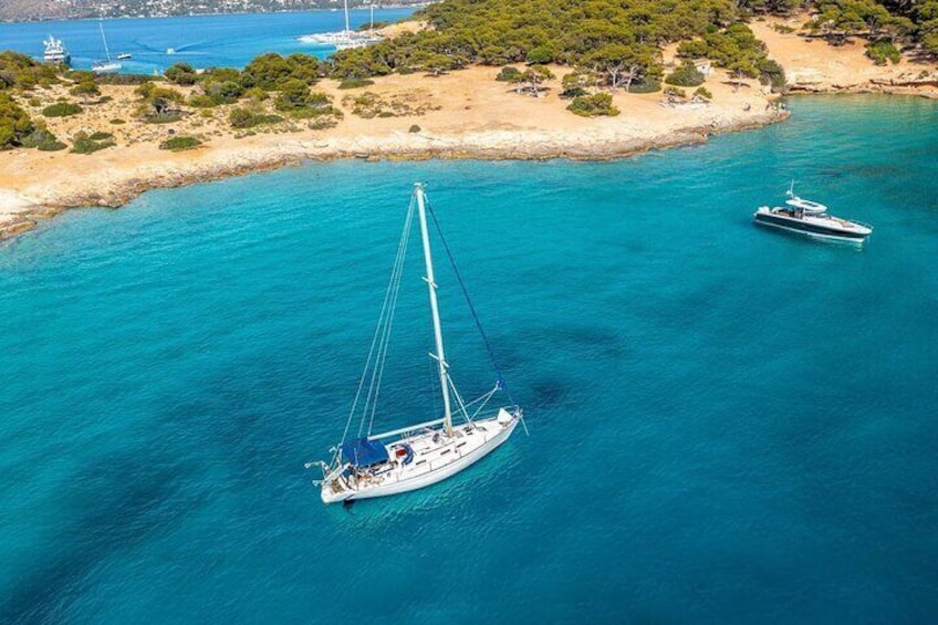 Aegina sailing tour with snorkeling 