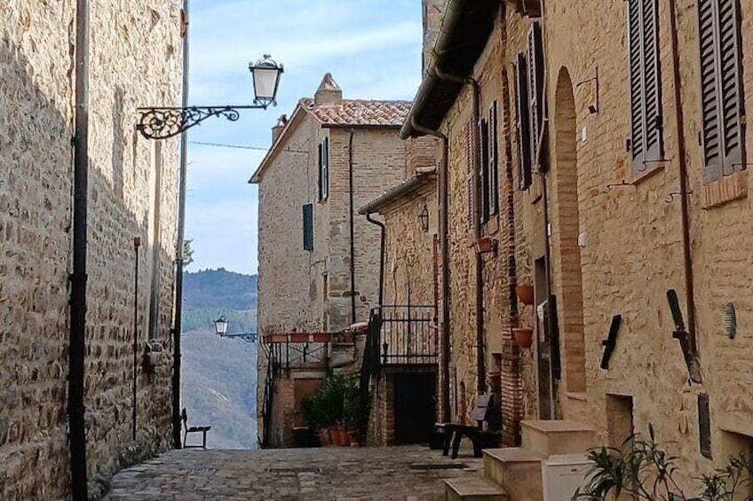 E-Bike Tour in Montone with Visit to the Historic Winery