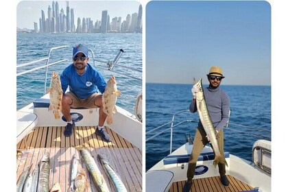 Dubai Tiefseefischen 4 Stunden + Grillen von Fang