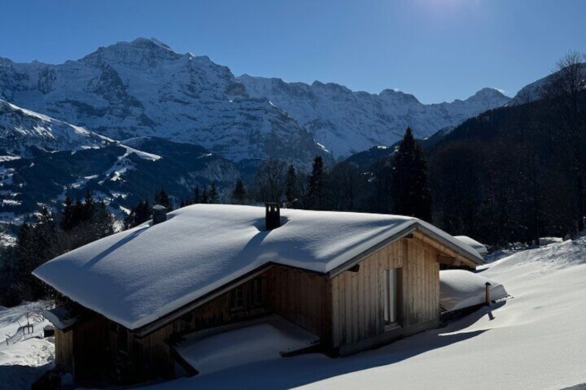 Direct view of the Jungfraujoch! From Sulwald 