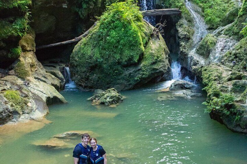 Cueva del Indio and Charco Azul Cave and Waterfall Adventure