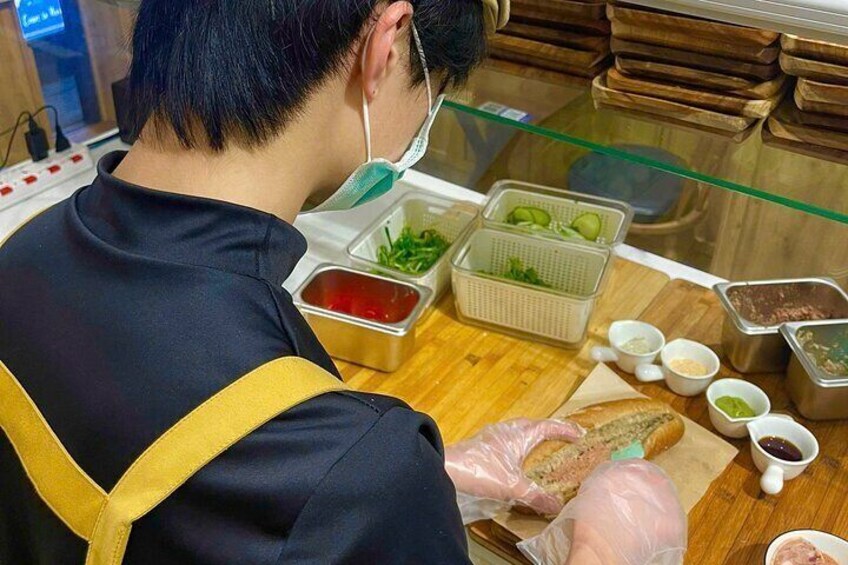 Cooking & Coffee Class: Make Vietnamese Banh Mi Sandwich & Coffee