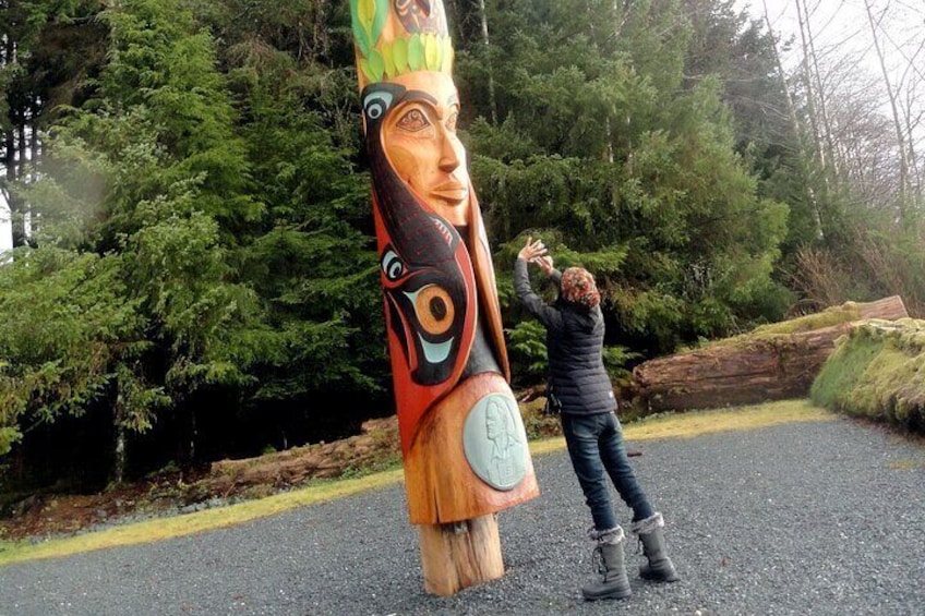 Totem Pole at Sitka National Historical "Totem" Park