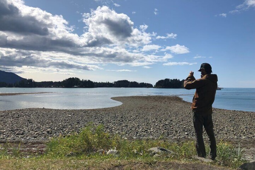Coastal trail at Sitka National Historical "Totem" Park