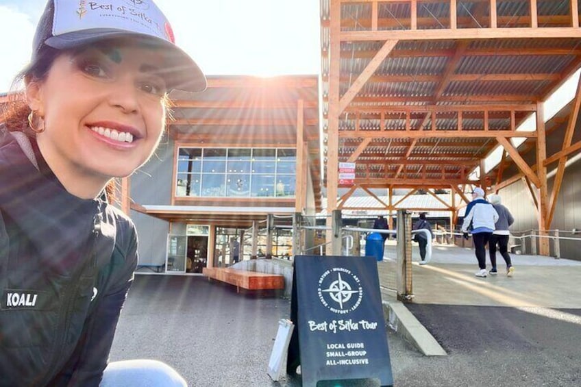 Meet me at the dock! (Sitka Sound Cruise Terminal)