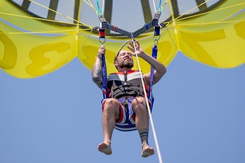 fly with our ascending parachute