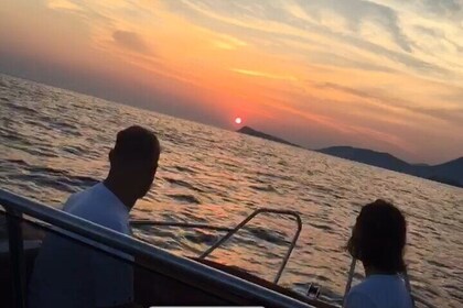 Romantic Sunset Tour in Boka Bay by Speedboat