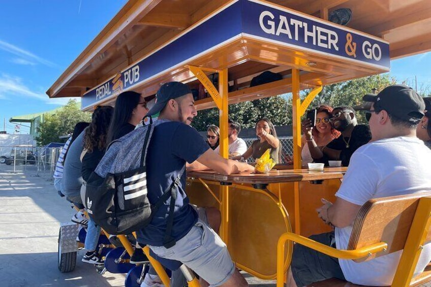 Pedal Pub Nola Bayou St. John Pub Ride