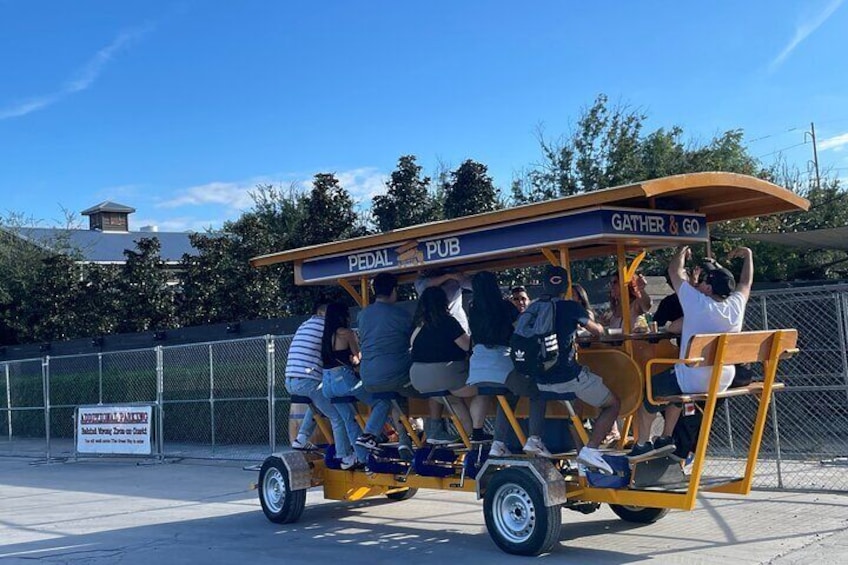 Pedal Pub Nola Bayou St. John Pub Ride