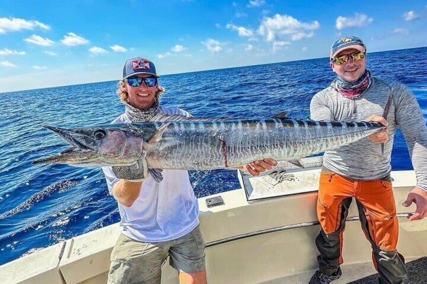 Speed, power, and fresh fillets—this Wahoo was a dream catch!