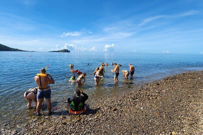 Snorkeling Champagne Reef, Dominica