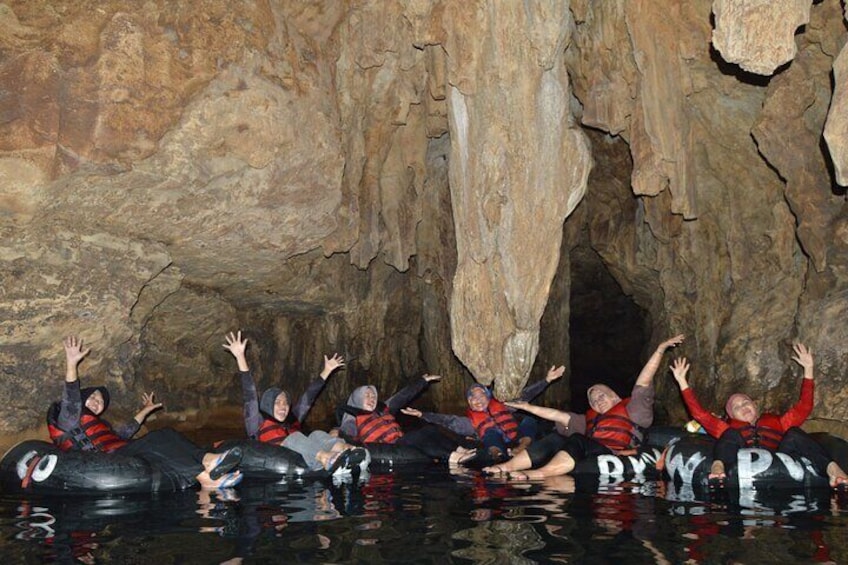 Jomblang and Pindul Cave with River Tubing Experience Day Tour