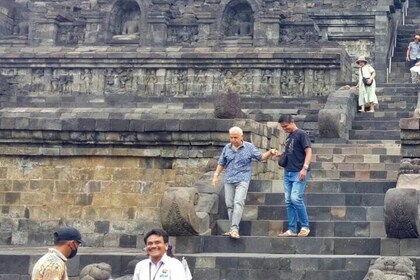 Borobudur climb up to the top and Prambanan Tour from Yogyakarta