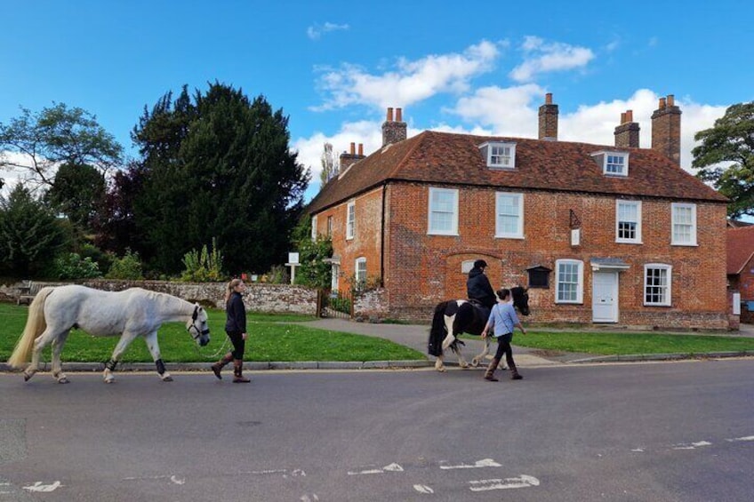 Typical village life in Chawton