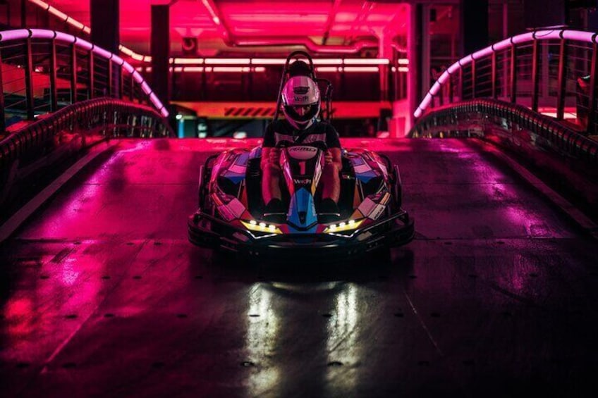 Gokart Experience through World of LED Lights